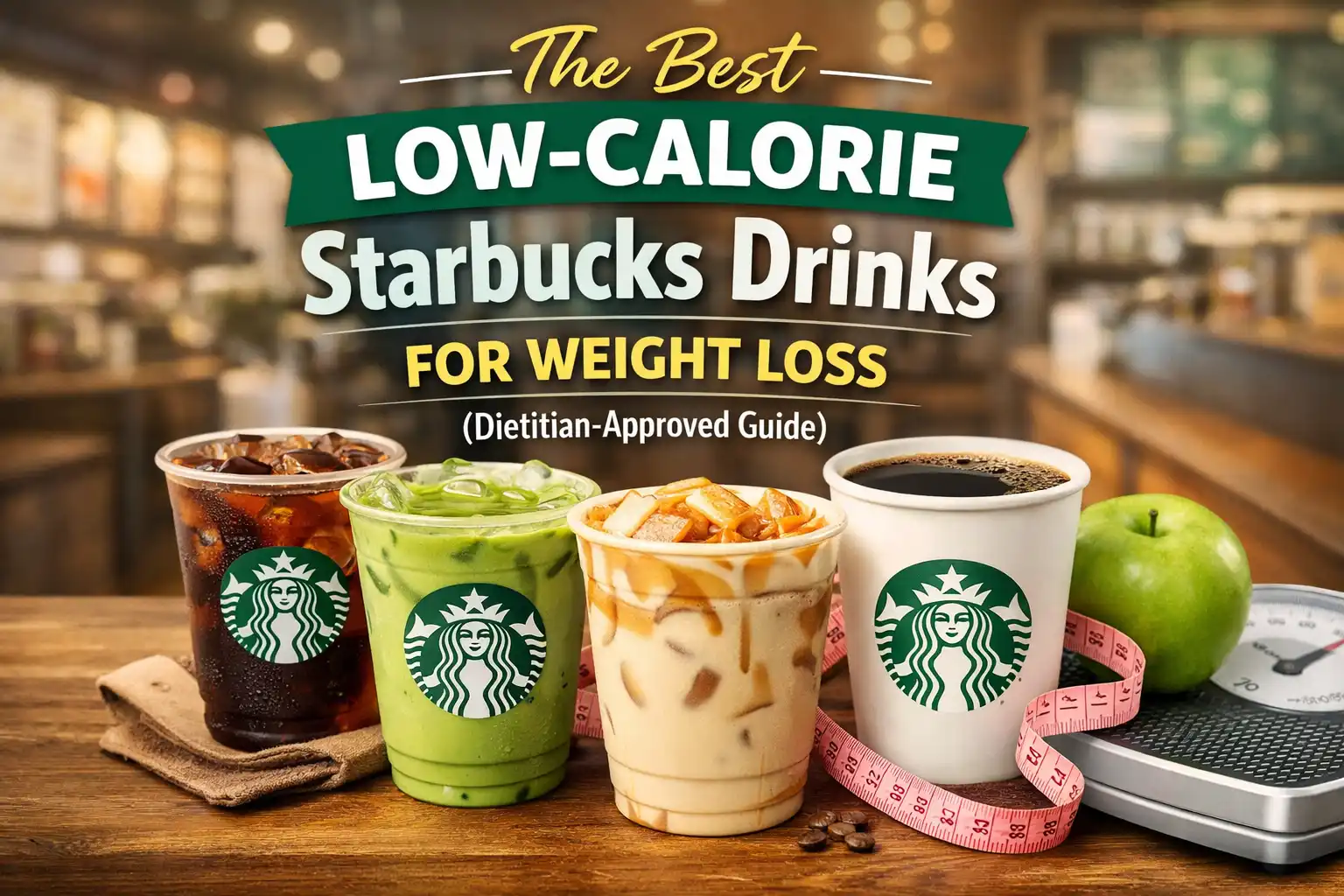 The Best Low-Calorie Starbucks Drinks for Weight Loss (Dietitian-Approved Guide)